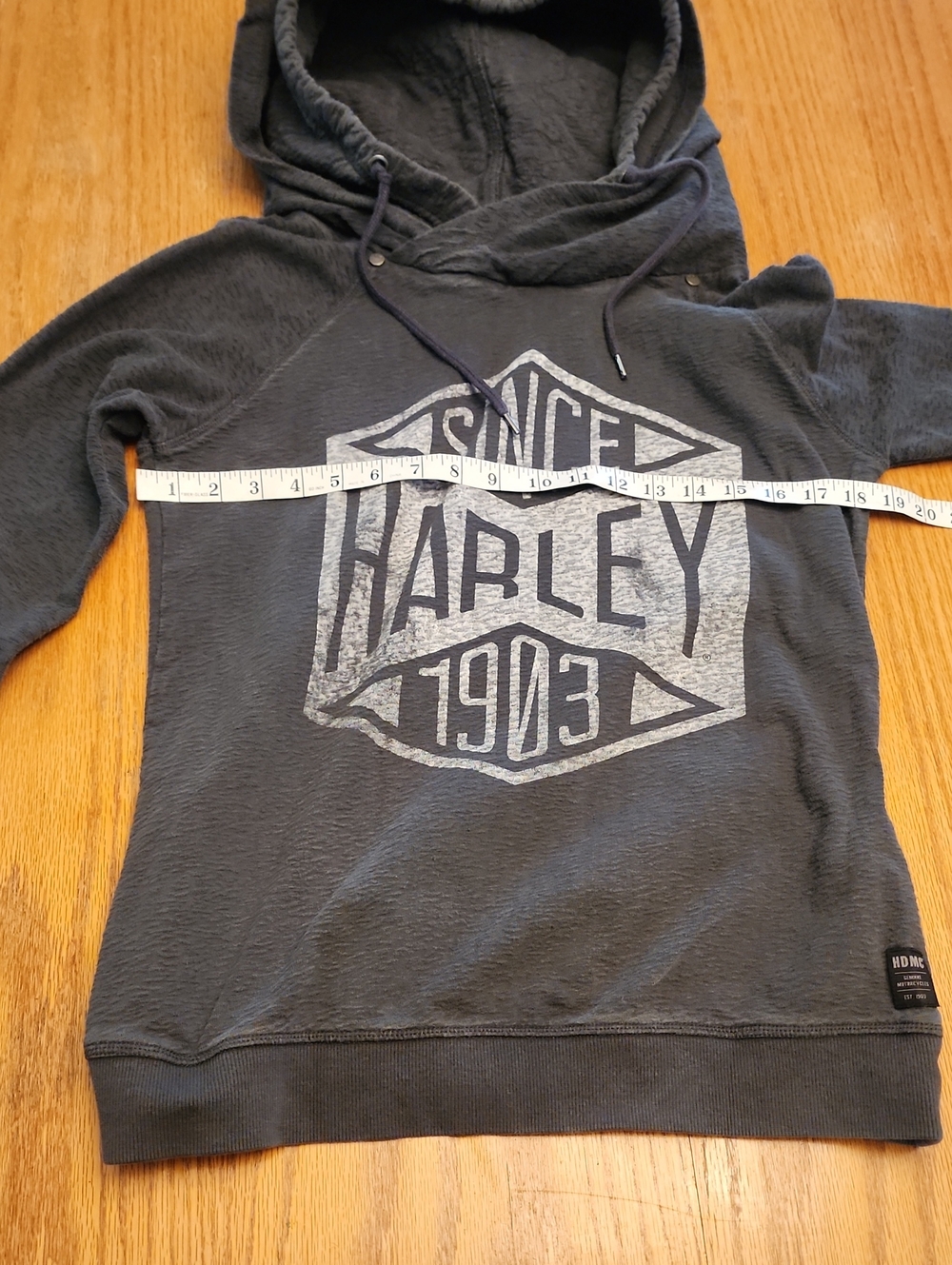 Harley-Davidson Hoodie with Front Logo - Picture 12 of 16